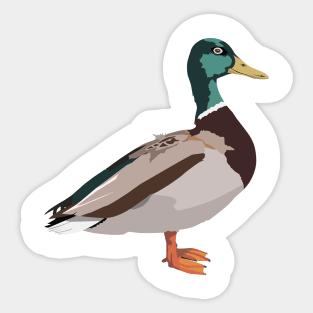 Walking Duck Sticker